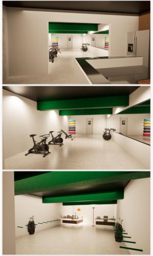 Roanoke Country Club VA - Indoor Golf Facility